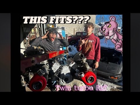 PUTTING A 6.0 LS TWIN TURBO IN MY RX-7... THIS WAS A BAD IDEA!! (Episode 2)