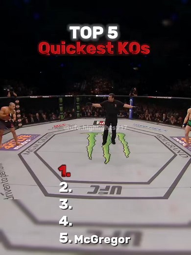 Top 5 Quickest Knockouts in UFC History