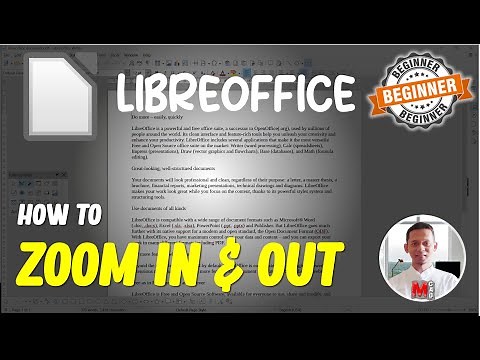 Libreoffice How To Zoom In And Out
