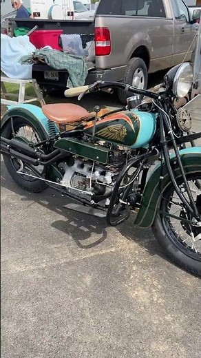 Late 1920s –1930s Indian four 4 luxury model AMCA Oley swap meet. Antique motorcycle club of America