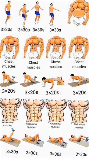 Chest + Six Pack Abs Workout at Home | Build Strong Muscles Fast 💪 #shorts