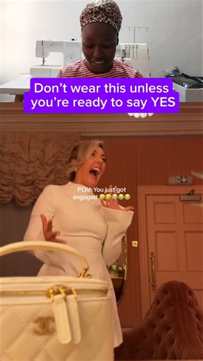 Wear This and Start Practicing Your Engagement Speech 😌💍#fashionreaction