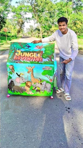 😱My New Tent House 🏠 Unboxing and Fitting🔥#trending #shorts