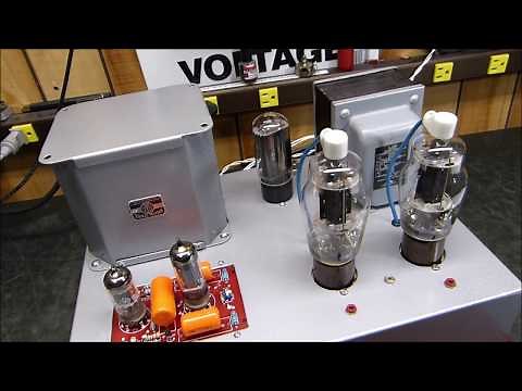 807 (1625) Vacuum Tube Audio Amplifier With Triad Output Transformer & AM Transmitter