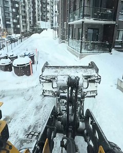 Snow Plowing a Condo Complex (Part 2) | VOLVO L70H with JROD-Z Blade 10'-22' - Snow Plowing | Dozer Tv | Facebook