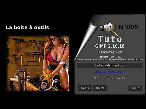 Tuto Gimp 2 10 18 pour débutant -009 - La boite à outils