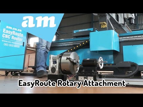 Wiring and Installation of Rotary Attachment for X-Axis Replacement on EasyRoute CNC Router