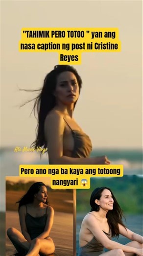 ANO NGA KAYA ANG TOTOONG DAHILAN NG PAGKAWALA NI CRISTINE REYES 😱 #shorts #shockingvideo