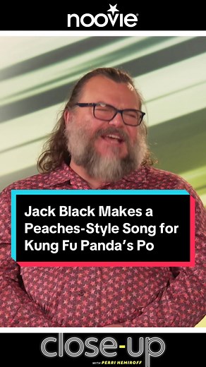 For the record, these KUNG FU PANDA 4 songs were Jude approved. Catch more of my chat with JACK BLACK for @whatsnoovie’s Close-up with Perri Nemiroff in theaters on the big screen or on the Noovie YouTube channel now! #jackblack #kungfupanda #kungfupanda4 #supermariobros #peaches #interview #actor #acting #fyp #funny