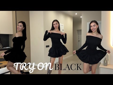 Elegant Black Dress Try On Haul | Timeless & Classy Look 🖤✨