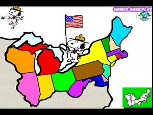 Snoopy Geography Game