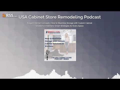 Elegant Kitchen Concepts | How to Maximize Storage with Custom Cabinet Solutions in...