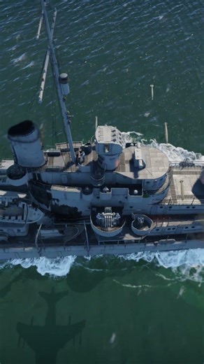 Harrier Strike! 💣 Absolute Destruction of Enemy Ship | War Thunder #shorts