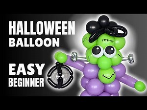 Frankenstein Monster DIY Halloween Party Balloon Decoration