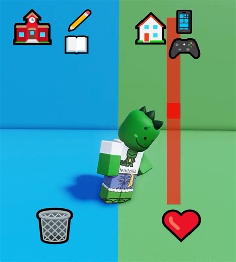 Choose to Go to School or Go Play 📖🎮 #roblox