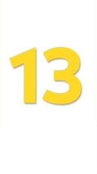 Number ￼band 13
