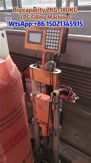 ATEX explosion proof 50KG LPG cylinder filling machines #cylinderfillingscales