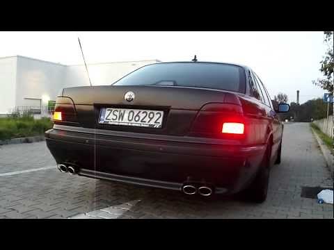 BMW 750 E38 5.4 v12 Magnaflow Exhaust Sound 750i