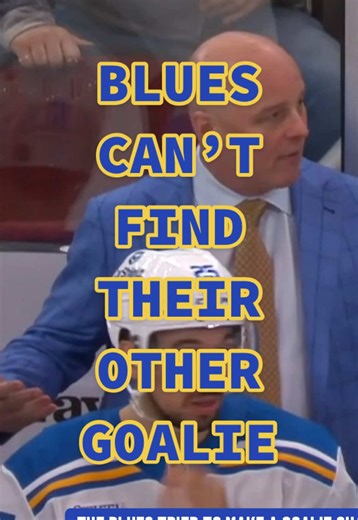 Blues Struggle to Locate Goalie Joel Hofer