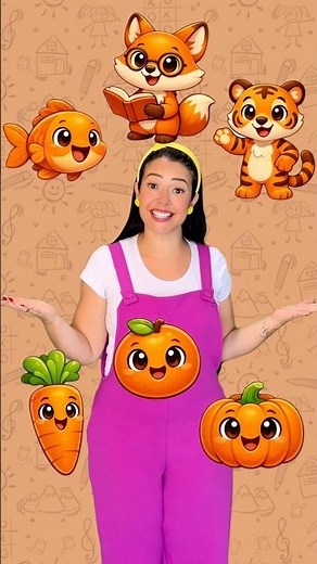 🦊 Everything Orange! Let's Discover the Orange Things? 👀✨