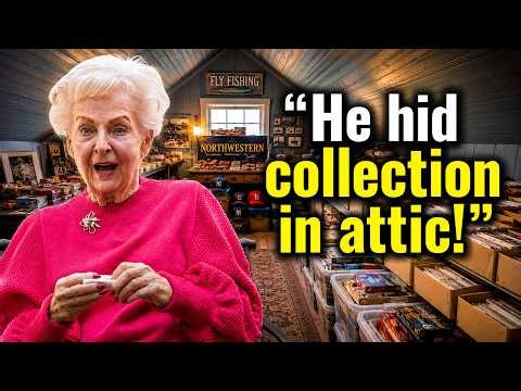 She FOUND his SPORTS CARD Collection!