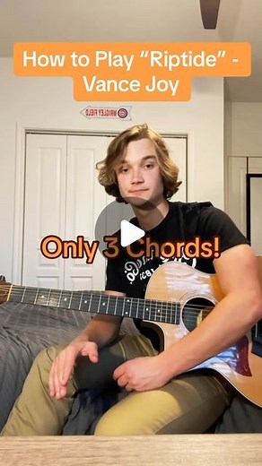 Dave - Beginner Guitar Teacher | How to Play “Riptide” - Vance Joy 🎸 #shorts | Instagram