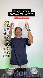 3.4M views · 43K reactions | Songs Turning 20 Years Old In 2023: Hip-Hop/R&B Edition Some of the BIGGEST tracks of the 2000’s are officially 20 years old It feels like just yesterday I was hearing these songs on the radio I know I can’t be the only one that’s feeling old Hope you like the video!﫶 Make sure you follow for a Part 2, as well as other genre editions❤️‍ #hiphop #dj #millennials #2000s | GallixC | Facebook