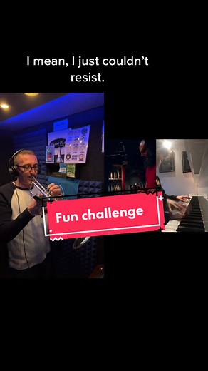 Nerdy Trumpet Comedy Duet Challenge