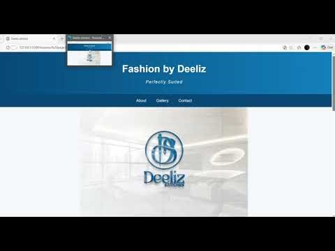 Creating a fashion website with Css and HTML