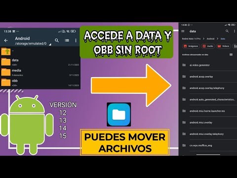 ✅ CÓMO ACCEDER a las carpetas DATA y OBB en Android 11, 12, 13, 14 y 15 sin ROOT | Tutorial 2026