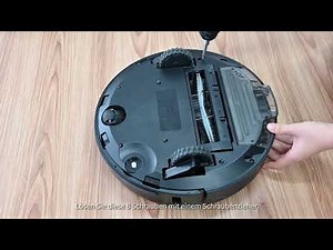 【AIRROBO】AIRROBO T10+ Staubsaugerroboter Anleitung zum Entfernen der Batterie