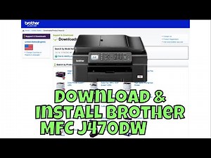 How To Download & Install Brother MFC J470DW Printer Driver in Windows 10/11