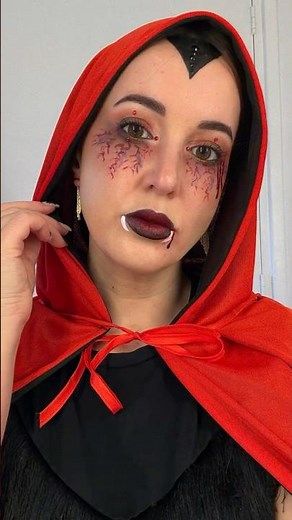 Vampire Makeup Tutorial 🩸 | Easy Halloween Transformation by The Makeover Boot