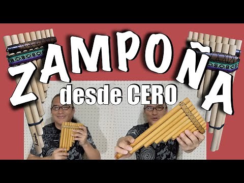 The base of the Zampoña with the best method for beginners