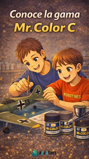 🖌️ ¡Descubre la pintura definitiva para modelismo! 🎨 Mr. Color C (10ml) de Mr. Hobby: ✔️ Acabado profesional ✔️ Secado rápido ✔️ Colores intensos ✔️ Ideal para aerografía 🔧 Perfecta para tanques, aviones, coches y mucho más. 📍 #robotines #modelismo #laquerpainting #mrhobby #modelkit | Robotines.com