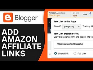 How To Add Amazon Affiliate Links To Blogger (EASY Tutorial)