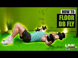 How To: Dumbbell Fly On Floor