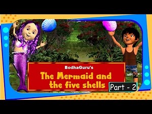 Story on subtraction - The mermaid and the five shells - Part 2 - English | Bodhaguru stories