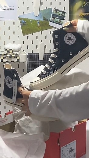 unbox ˚ ༘✶ my new shoes with me ——— 🛒 #converse #unbox #เปิดกล่อง #รองเท้า #พิกัด | Gad64
