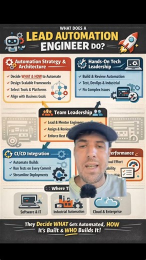 What does a Lead Automation Engineer really do #LeadAutomationEngineer #Automation #schoolofit