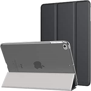 MoKo Case Fit New iPad mini 5 2019/Mini 4 2015 (5th/4th Generation 7.9 inch), Slim Lightweight Smart Shell Stand Cover with Translucent Frosted Back Protector, with Auto Wake/Sleep,Space Gray