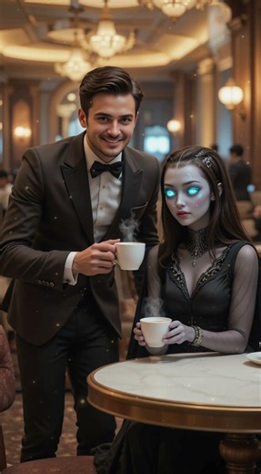 Human Guy Buys a Solitary Alien Girl Coffee, Unaware He's Speaking to a Galactic Emperor
