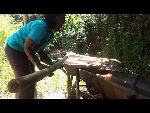 How to treat/cure bamboo using heat, @Green Bomas