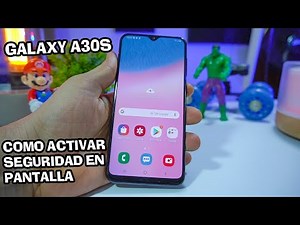 SAMSUNG A30S ☑️Activa la Seguridad En Pantalla /Pin / Patron / Contraseña/ Huella o Facial📲 🔐