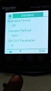 Schneider Electric Demand Controller EM7230 setting