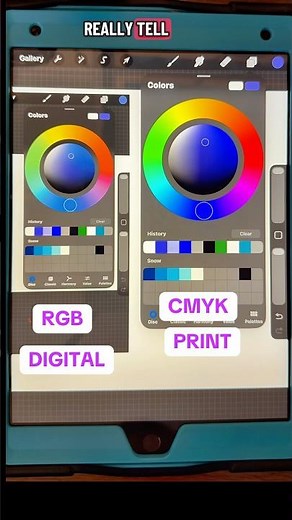 Procreate Color Profiles Explained | CMYK vs RGB Simplified