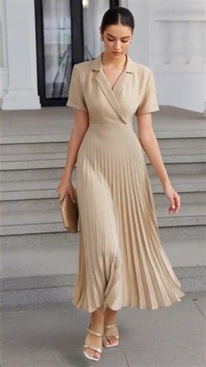 Pastel Pleated Perfection ✨ 8 Elegant Dress Looks You'll Want RN! 👗🌸