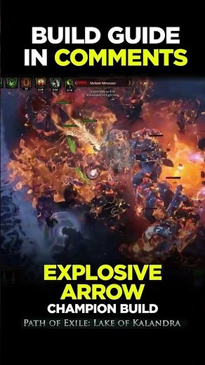 EXPLOSIVE ARROW BUILD | PoE Builds | #shorts #pathofexile #poe #poeleague