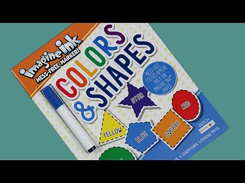 Imagine Ink Coloring Book | Learn Colors & Shapes with Mess-Free Markers