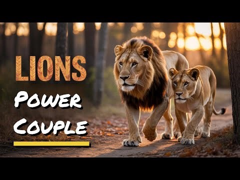 Lion & Lioness - A Powerful Partnership in the Wild